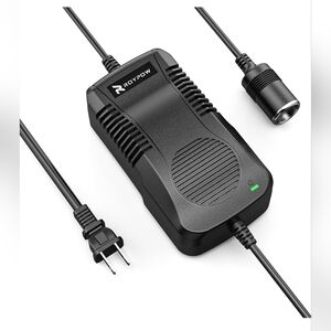 RoyPow 180W 15A AC to DC Power Supply Converter – 12V Car Socket Adapter